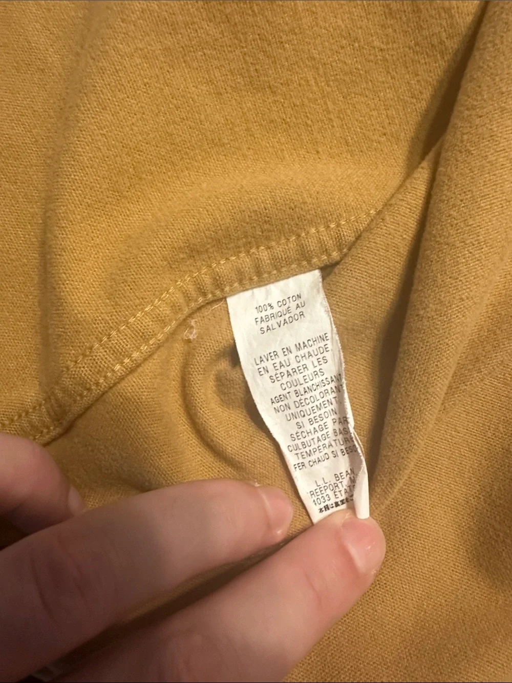 Vintage L.L. Bean Men’s Caramel Tan Chamois Shirt